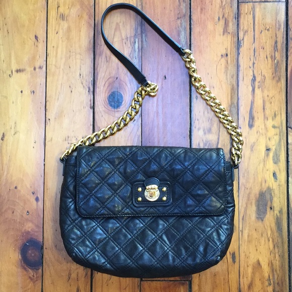 Marc Jacobs Handbags - MARC JACOBS quilted leather shoulder bag!